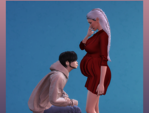 [Calaxy] Pregnant Model Poses (3rd trimester)