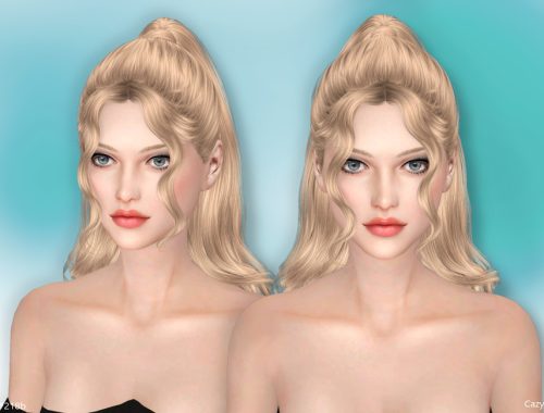 #218b&e - Female Hairstyles Set