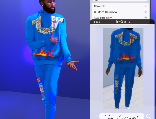True X Chief Keef Collab Jogger Set