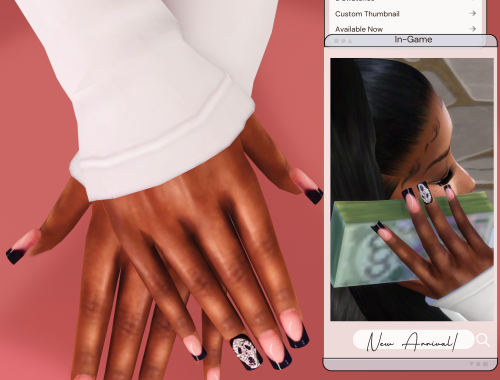 Rhinestone Scream Nails