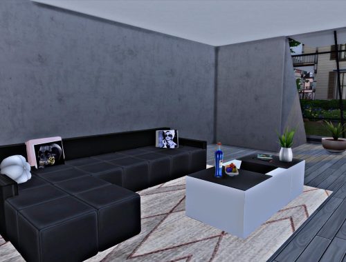 Aquarium Living Room |CC Free