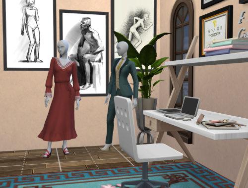 The house of a novice stylist