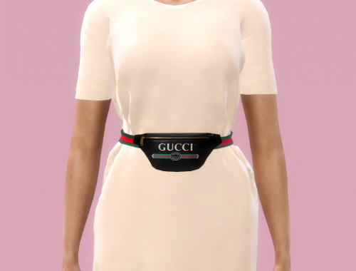 Designer Tshirt Dress & BumBag