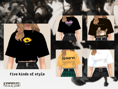 Wide sleeve T-shirt【JOEGIRL】