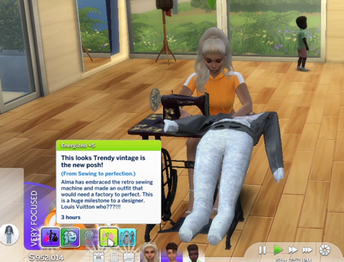 sims4 retro SEWING MACHINE MOD.