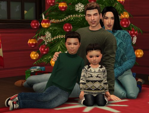 Christmas Family Portrait Poses