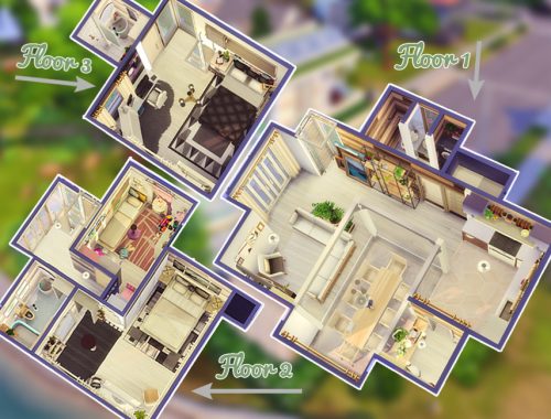 3 Floor Modern House