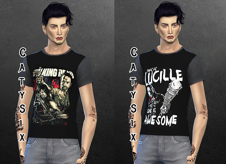 TWD T-shirts - The Sims 4 Catalog
