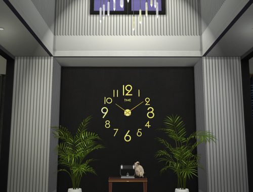 3D Wall Clock (Not a Decal)