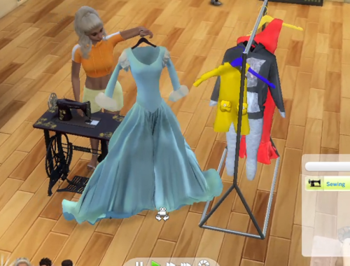 sims4 retro SEWING MACHINE MOD.