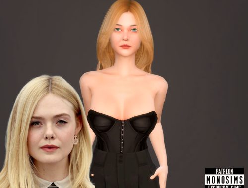 Elle Fanning Sims
