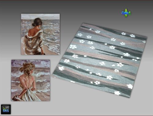 5 sets with a carpet and two pictures at Arte Della Vita