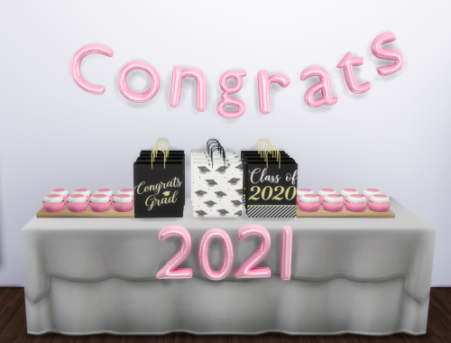 graduation party stuff
