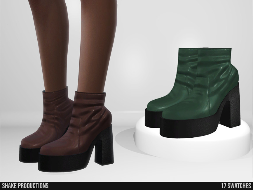 900 - Leather High Heel Boots - The Sims 4 Catalog