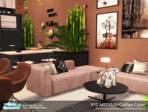 910 MEDINA-Coffee Color