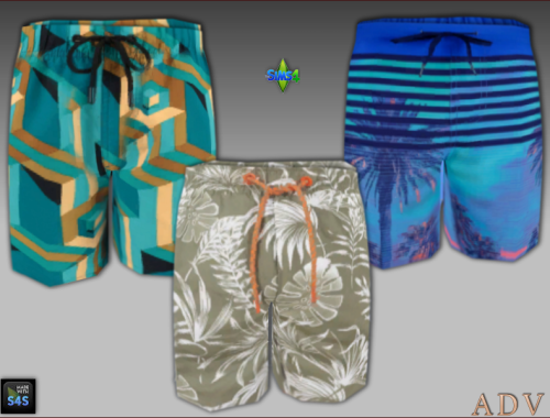 Swim Trunks Caps And Sandals
