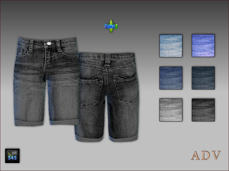 Jeans Shorts And Poloshirts For Boys - The Sims 4 Catalog
