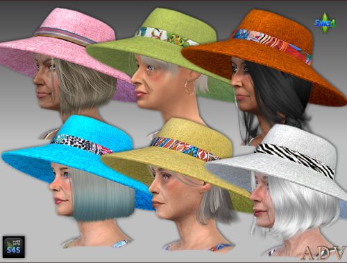Swimsuits And Hats For Seniors