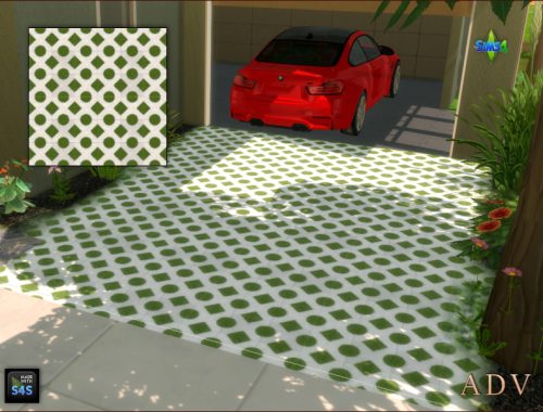Terrain Paints Grass Pavers