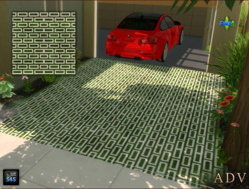 Terrain Paints Grass Pavers