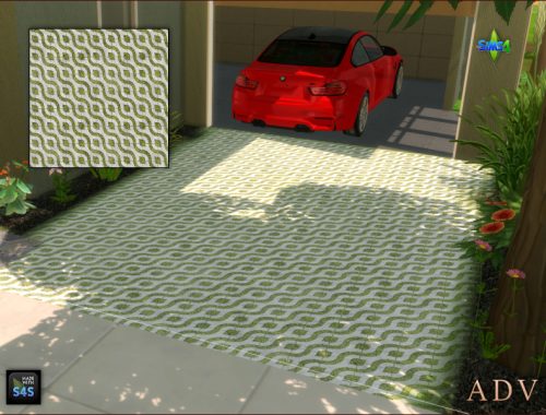 Terrain Paints Grass Pavers