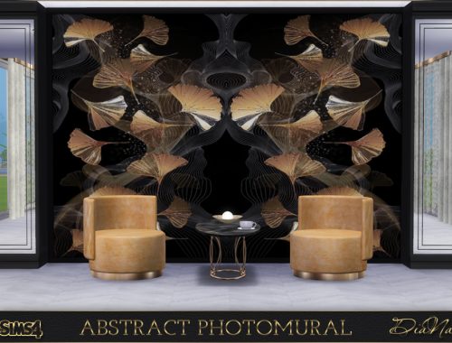 Abstract photomural 4x3