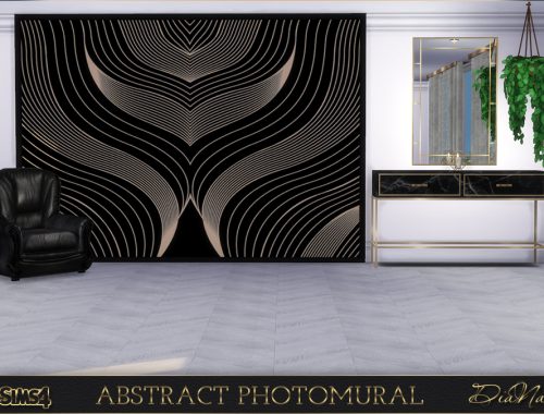 Abstract photomural 4x3