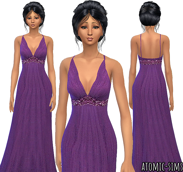 Pernille´s pages Female formal 034 conversion - The Sims 4 Catalog