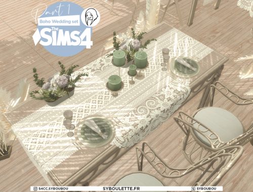 Boho wedding set Part 1