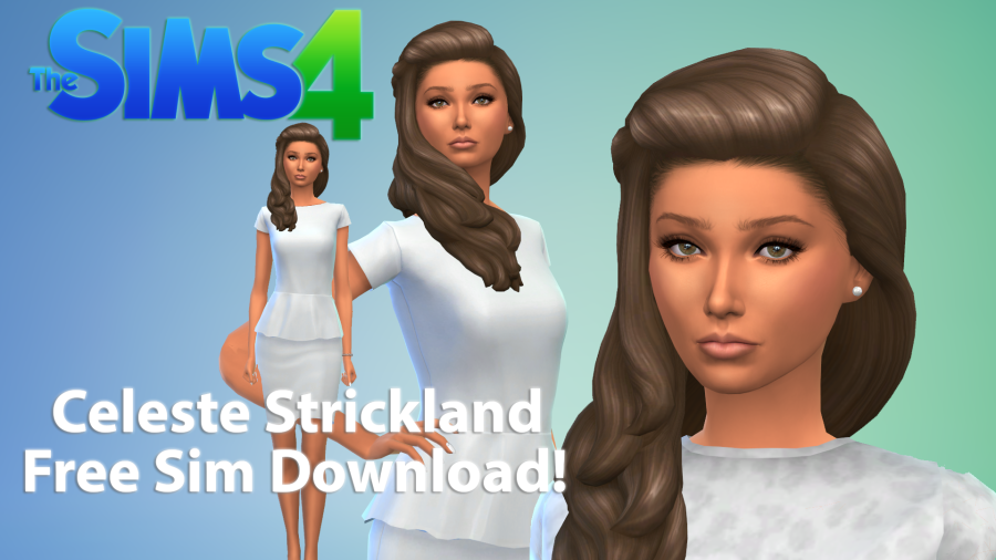 Celeste Strickland Free Sim Download - The Sims 4 Catalog
