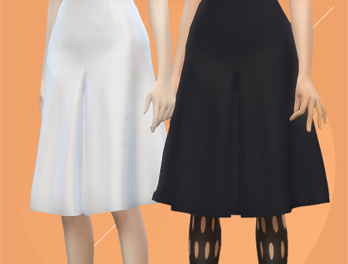 【CHARONLEE】Shushu Tong Knee Umbrella Skirt