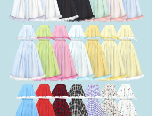 【CHARONLEE】Per Pearl Plume Tube Dress