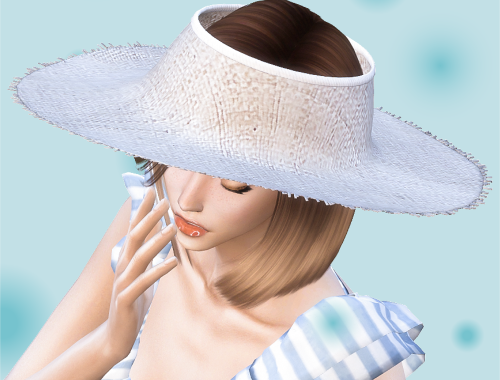 【CHARONLEE】Straw Hat Without Top