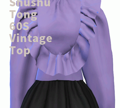 【CHARONLEE】Shushu Tong 60S Vintage Top