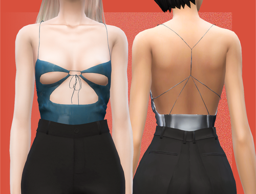 【CHARONLEE】333 Studio Hollow Out Bodysuit