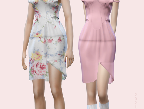 【CHARONLEE】Shushu Tong Stitching Net Yarn Suit-dress