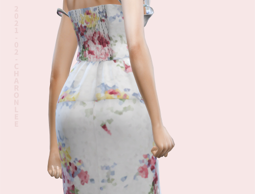 【CHARONLEE】Shushu Tong Stitching Net Yarn Suit-dress
