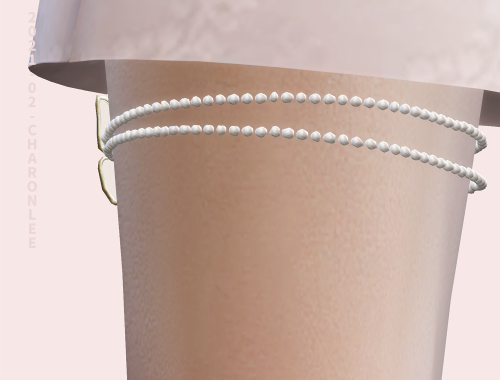 【CHARONLEE】Butterfly Pearl Chain
