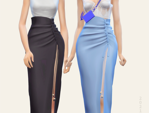 【CHARONLEE】Nanushka Wrap Skirt