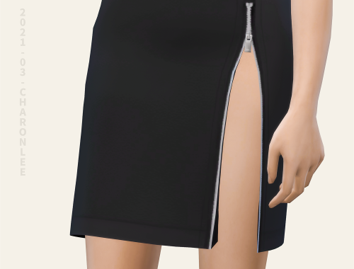 【CHARONLEE】1017ALYX 9SM Zipped Mini Dress