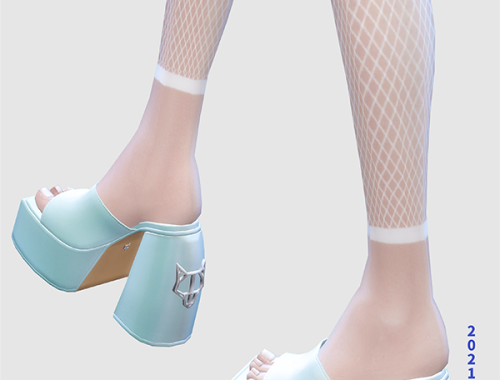 【CHARONLEE】Naked Wolfe Jada Platform Slippers