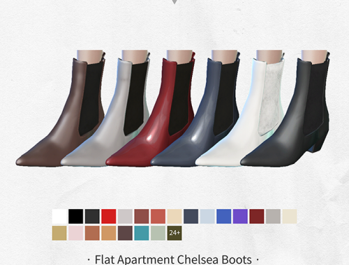 【CHARONLEE】Flat Apartment Chelsea Boots