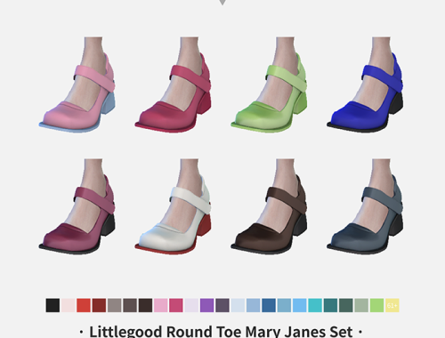 【CHARONLEE】Littlegood Round Toe Mary Janes