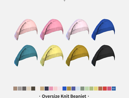 【CHARONLEE】Oversize Knit Beaniet