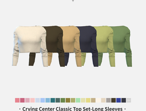 【CHARONLEE】Crying Center Classic Top Set