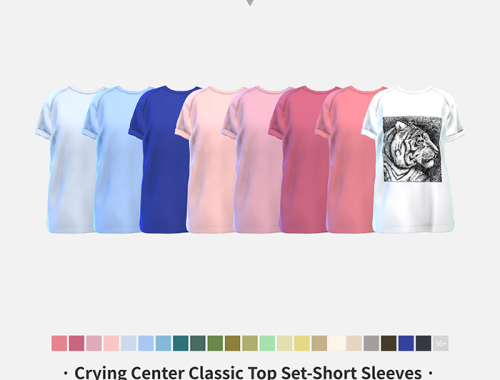 【CHARONLEE】Crying Center Classic Top Set