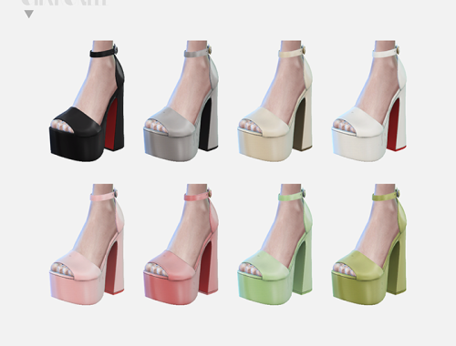 【CHARONLEE】Poster Grl Platform Sandals
