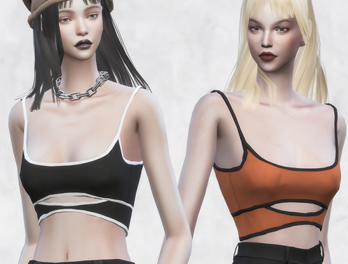 【CHARONLEE】333 Studio Hollow Out Bodysuit