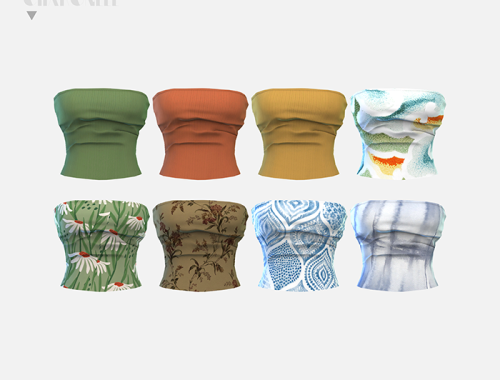 【CHARONLEE】Kintted Tube Top