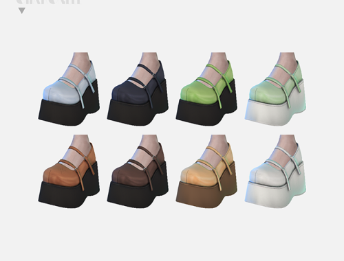 【CHARONLEE】Round Toe Platform Shoes